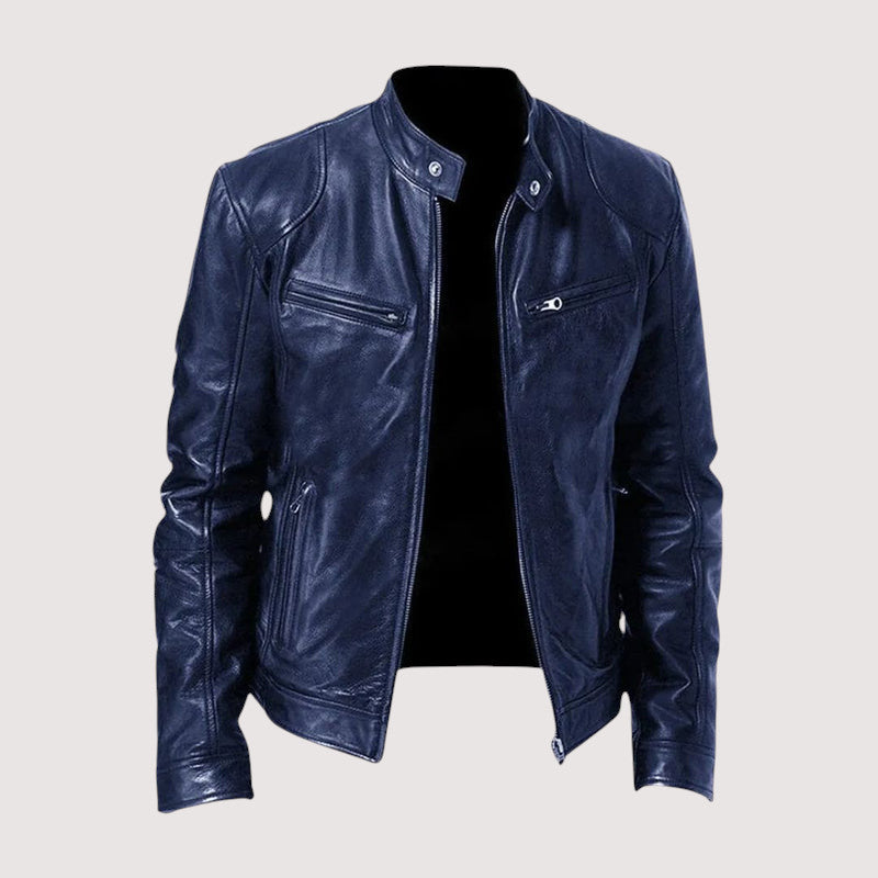 Margot Biarritz - Veste en cuir haut de gamme élégante pour homme