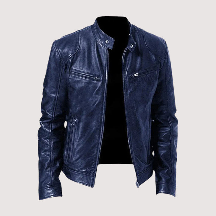 Margot Biarritz - Veste en cuir haut de gamme élégante pour homme