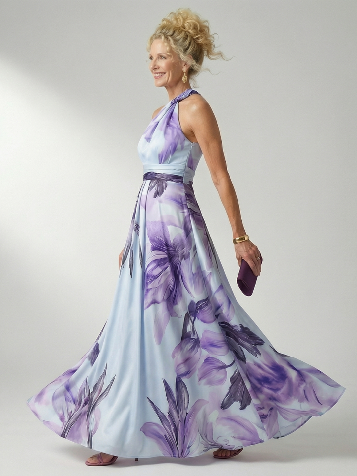 Margot Biarritz - Robe Maxi Fleurie Légère Amiel