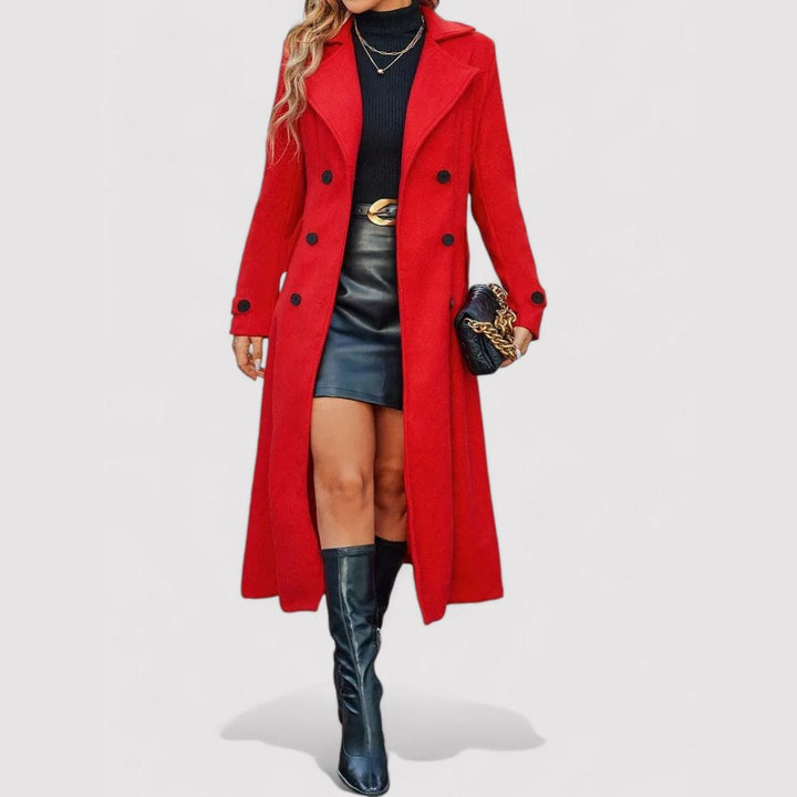 Margot Biarritz - Manteau long à boutons doubles