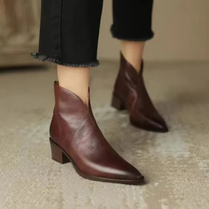 Margot Biarritz - Bottines Élégantes en Cuir