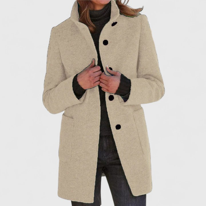 Margot Biarritz - Manteau classique en mélange de laine