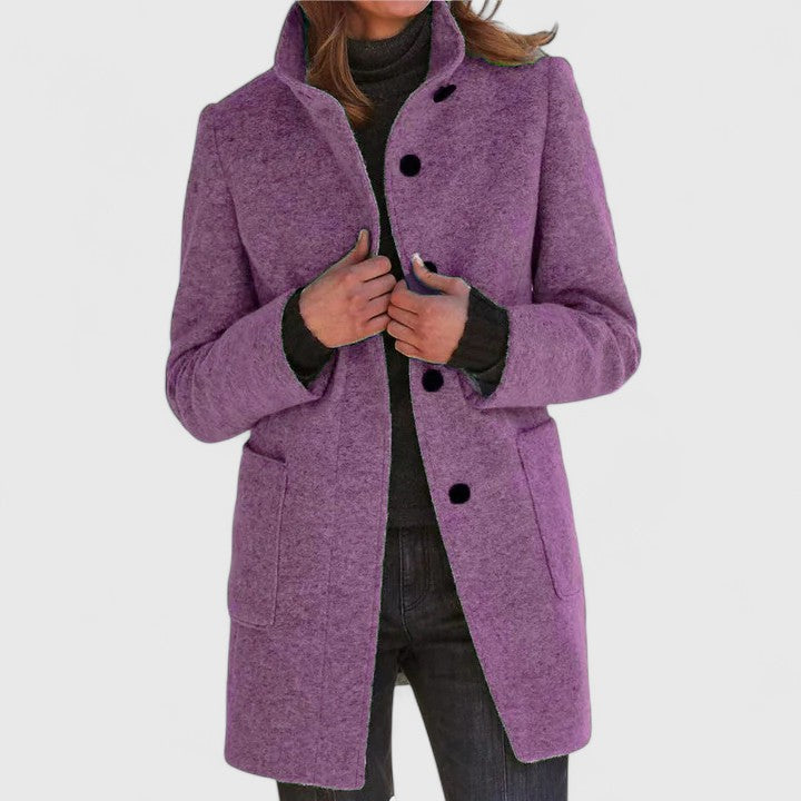 Margot Biarritz - Manteau classique en mélange de laine