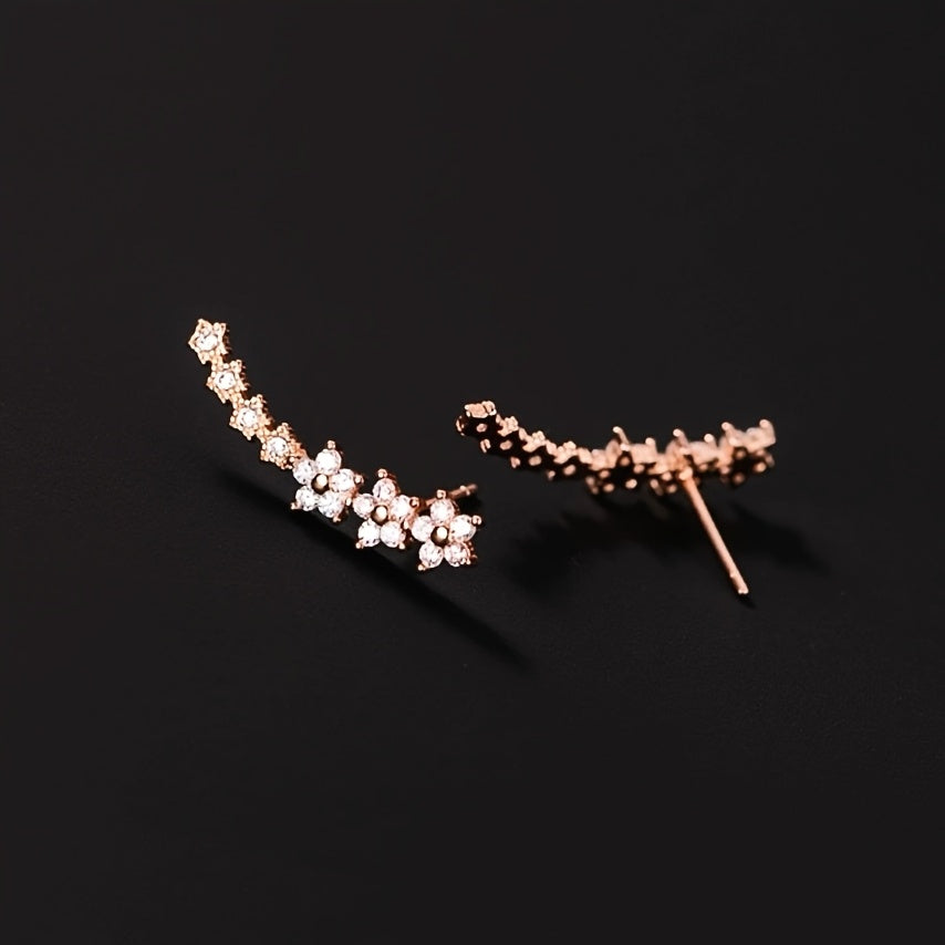 Margot Biarritz - Boucles d'oreilles florales intemporelles