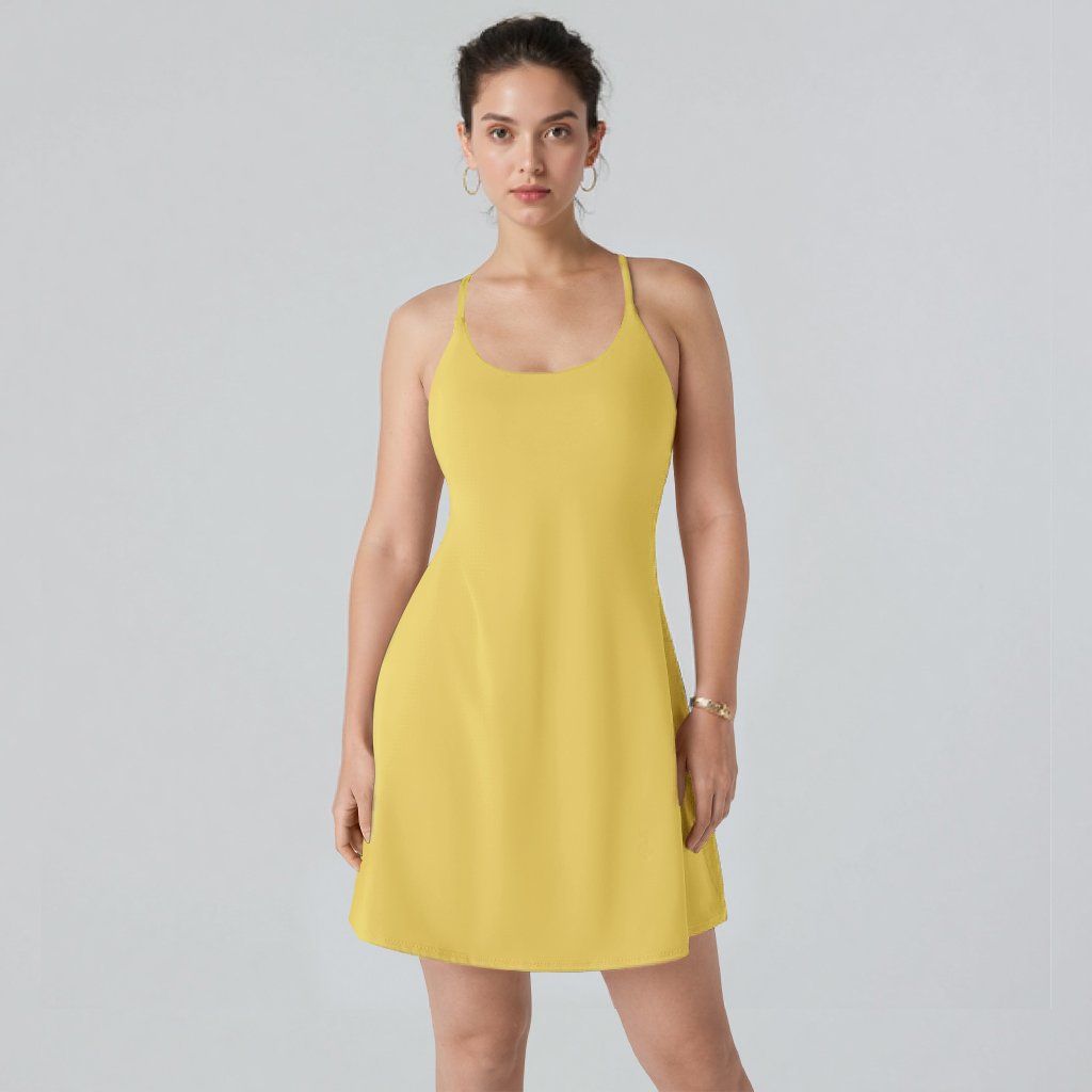 Margot Biarritz - Robe de sport avec shorts intégrés uniques