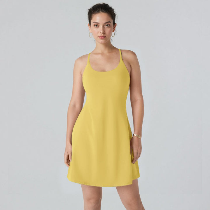 Margot Biarritz - Robe de sport avec shorts intégrés uniques