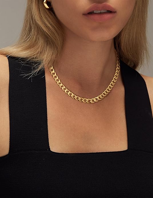 Margot Biarritz - Collier chunky maillon cubain