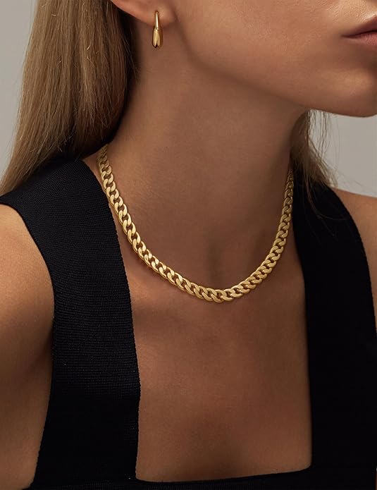 Margot Biarritz - Collier chunky maillon cubain