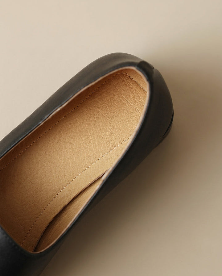 Margot Biarritz - Mocassins à talon bloc confort