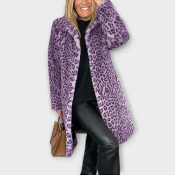 Margot Biarritz - Manteau Imprimé Léopard