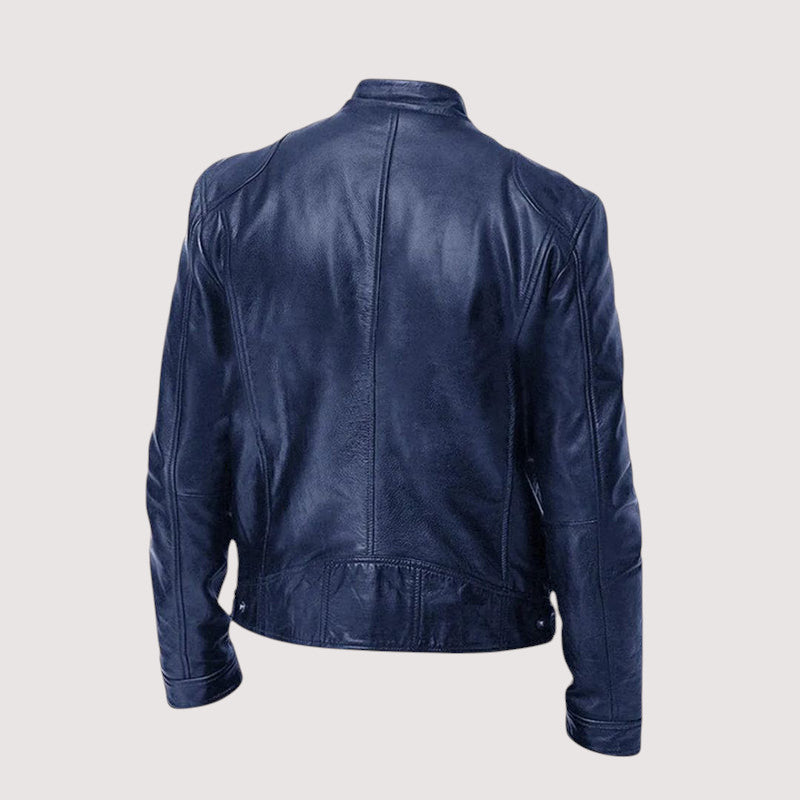 Margot Biarritz - Veste en cuir haut de gamme élégante pour homme