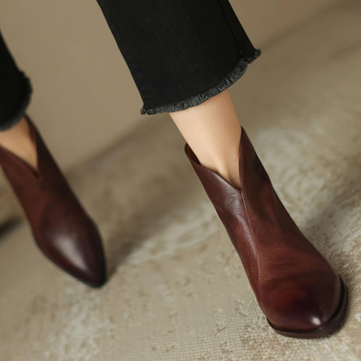 Margot Biarritz - Bottines Élégantes en Cuir