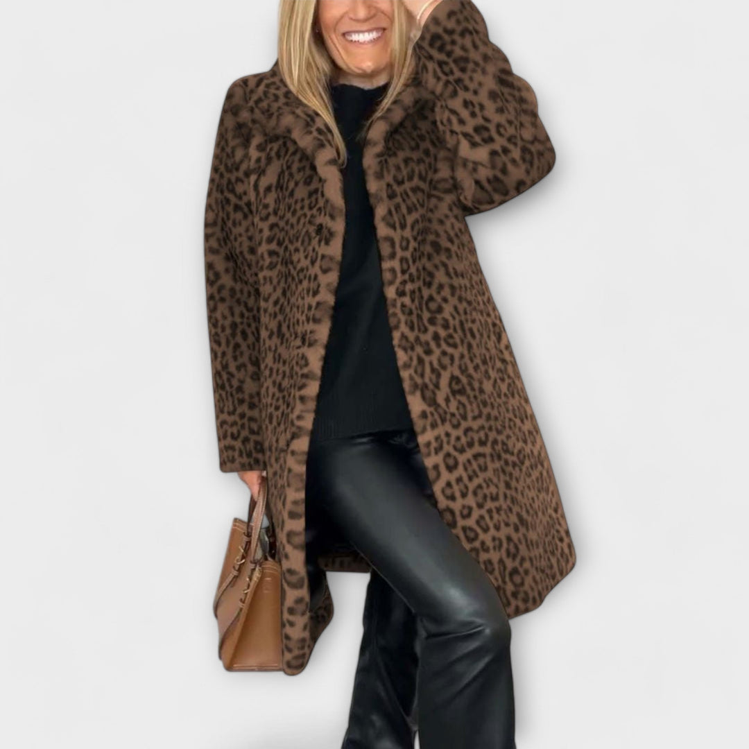 Margot Biarritz - Manteau Imprimé Léopard