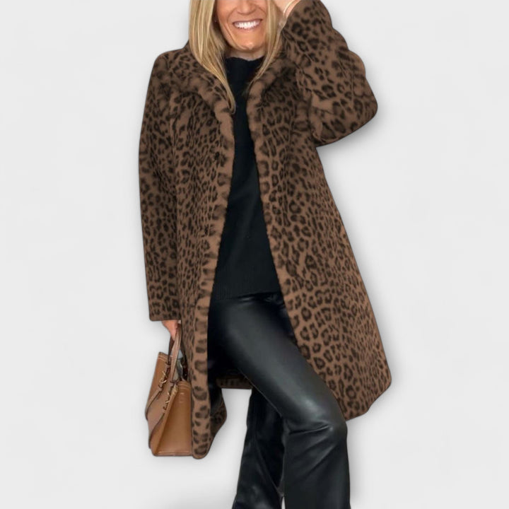 Margot Biarritz - Manteau Imprimé Léopard