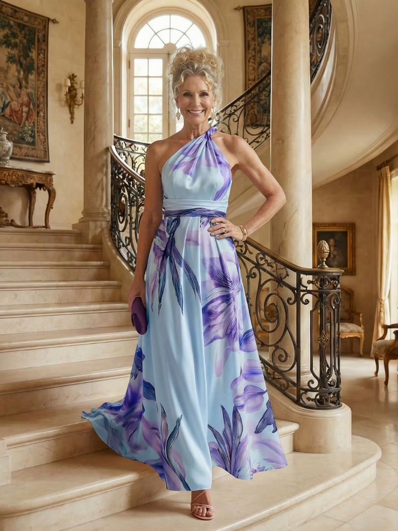 Margot Biarritz - Robe Maxi Fleurie Légère Amiel