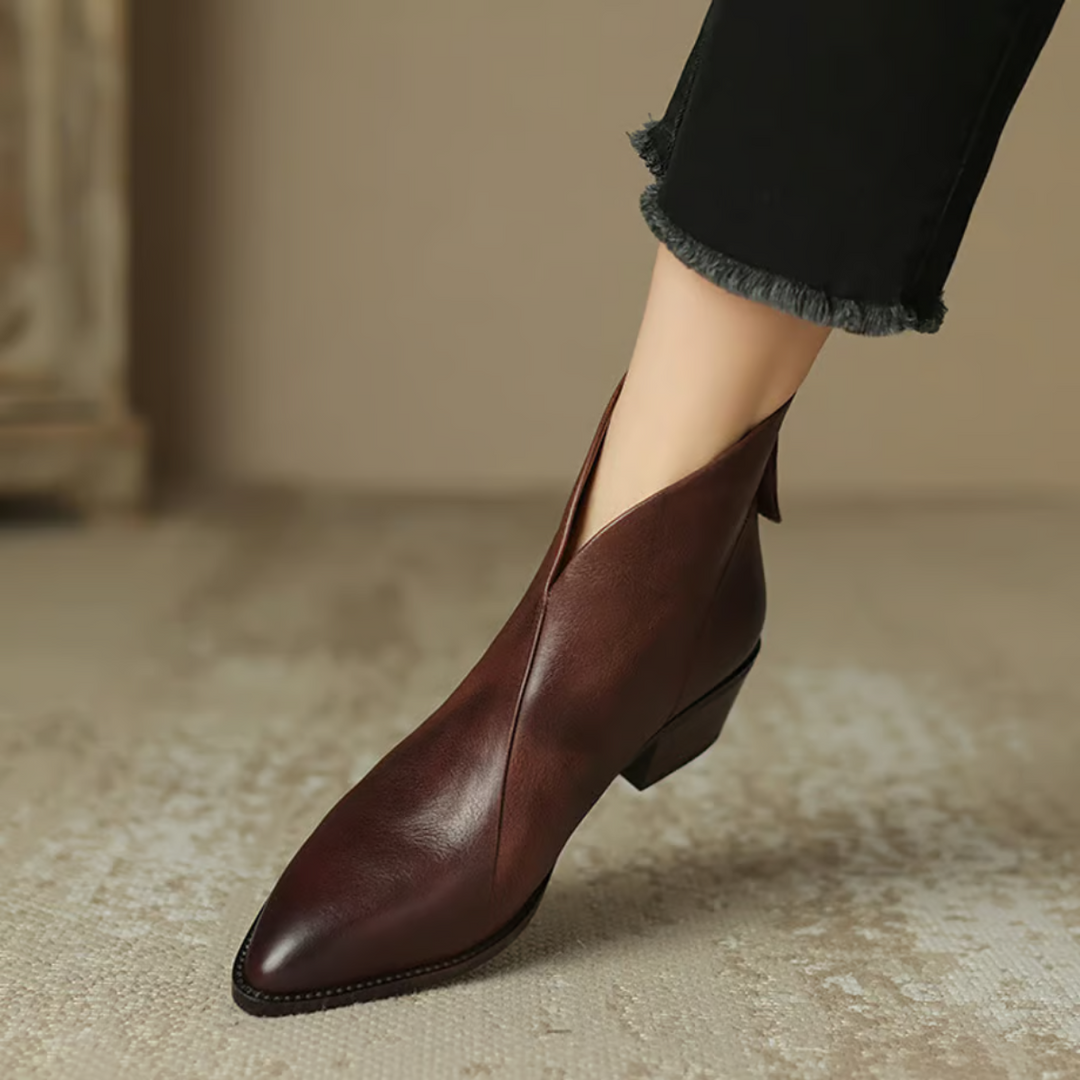 Margot Biarritz - Bottines Élégantes en Cuir