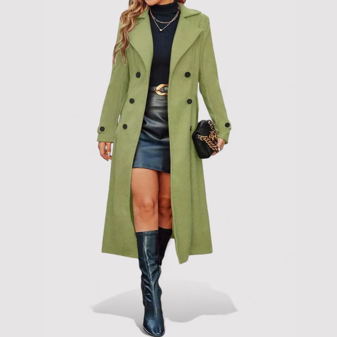 Margot Biarritz - Manteau long à boutons doubles