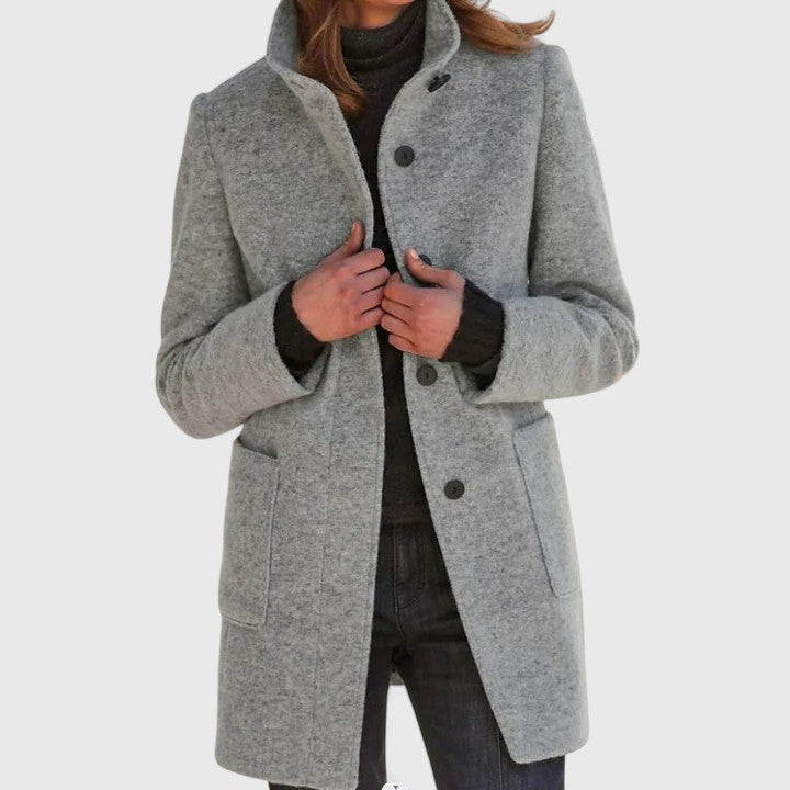 Margot Biarritz - Manteau classique en mélange de laine