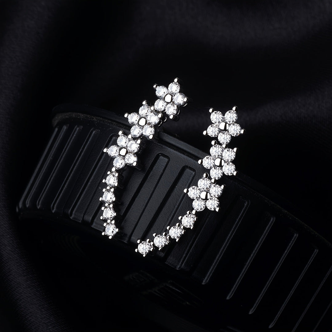 Margot Biarritz - Boucles d'oreilles florales intemporelles