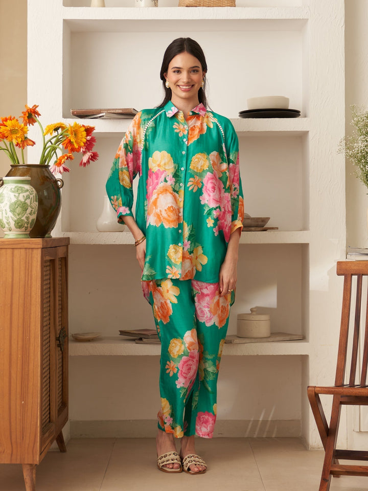 Margot Biarritz - Pantalons Calla Verts