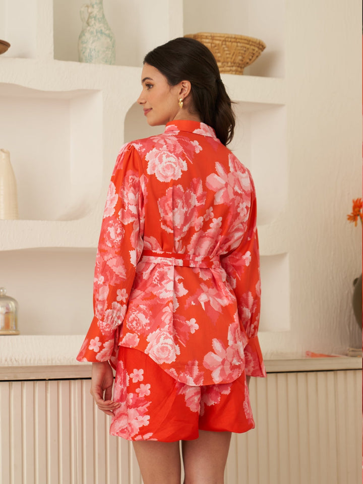 Margot Biarritz - Chemise Écarlate Rouge