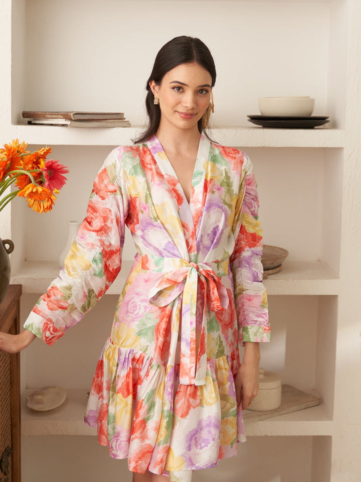 Margot Biarritz - Robe Flocon de Neige Blanche