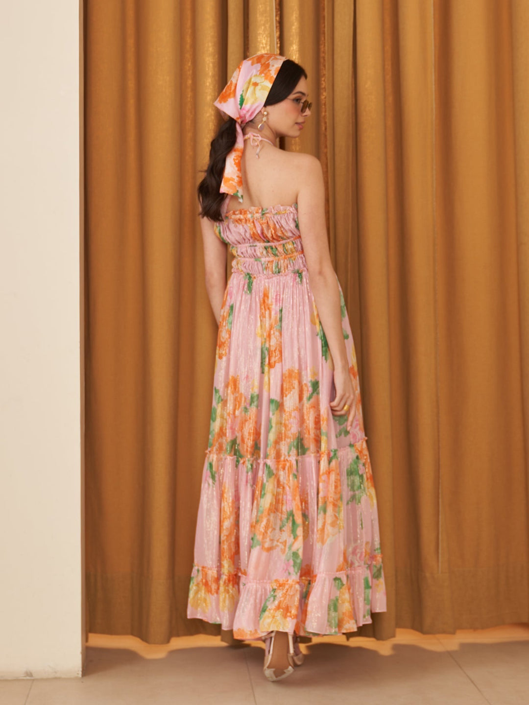 Margot Biarritz - Robe Midi Hera Rose