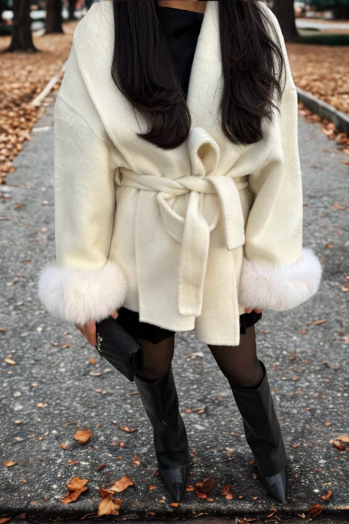 Margot Biarritz - Manteau en fourrure à manches
