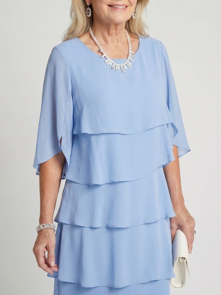 Margot Biarritz - Robe Midi à Volants