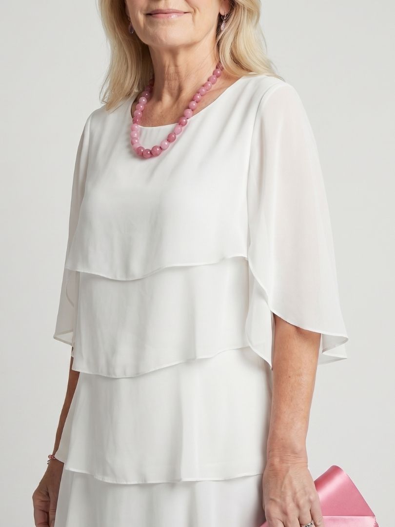 Margot Biarritz - Robe Midi à Volants