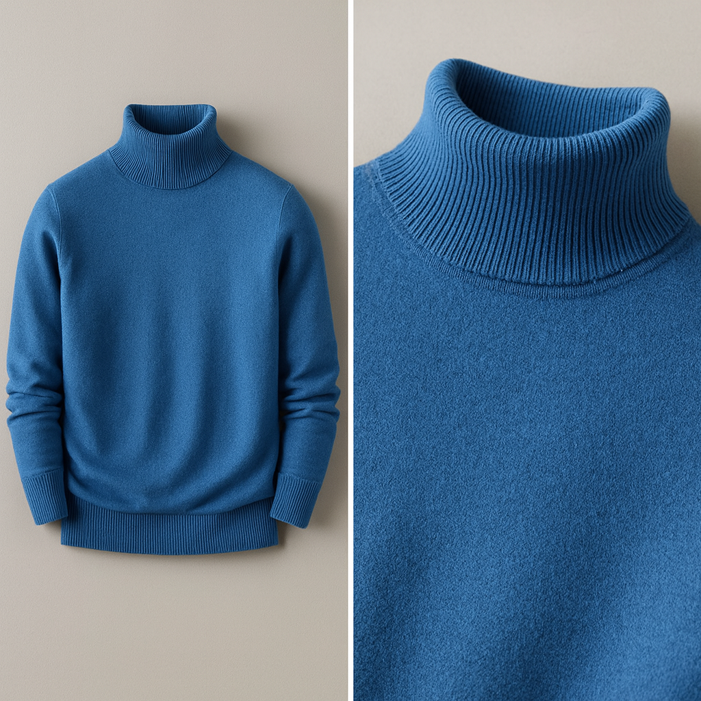 Margot Biarritz - Pull à col montant pour homme