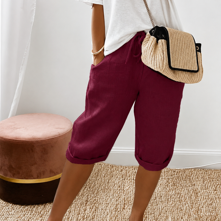 Margot Biarritz - Shorts Capri à Cordon Camille