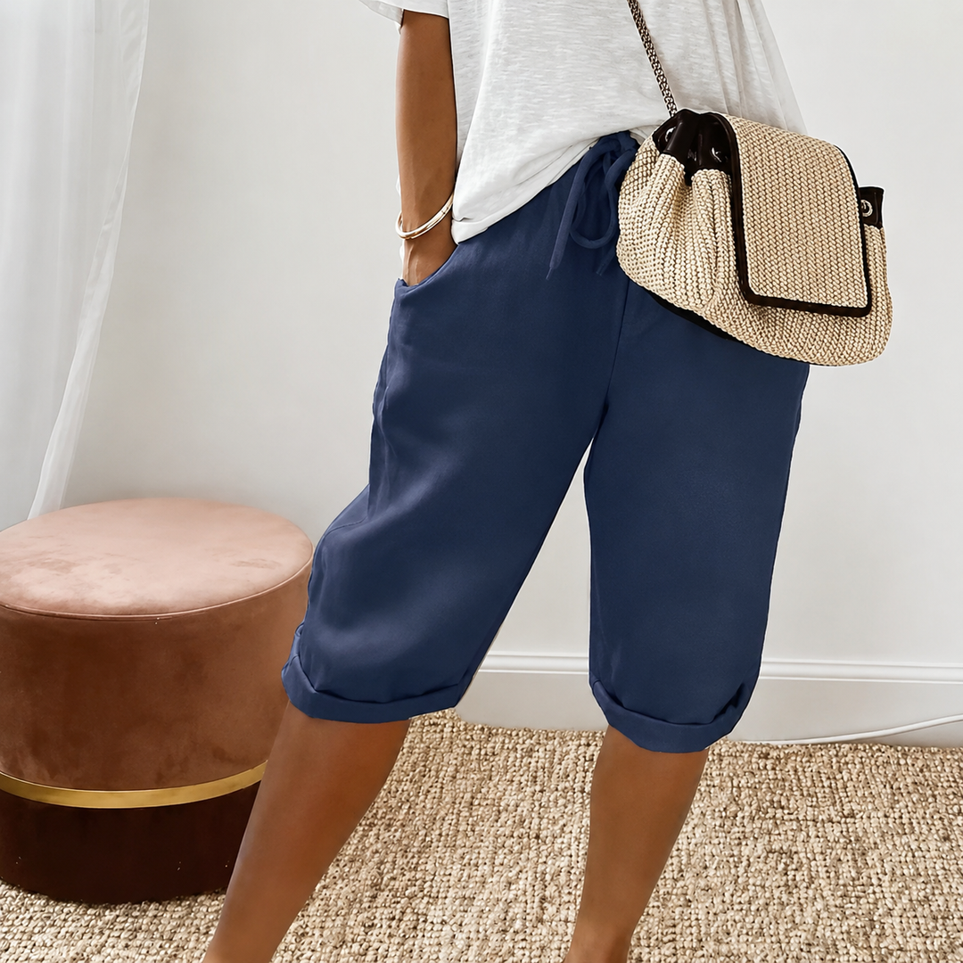 Margot Biarritz - Shorts Capri à Cordon Camille