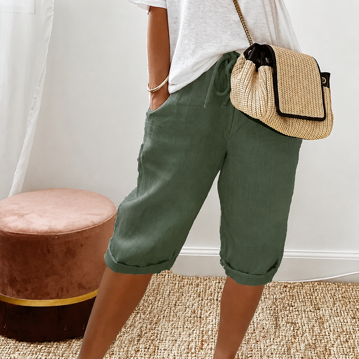 Margot Biarritz - Shorts Capri à Cordon Camille
