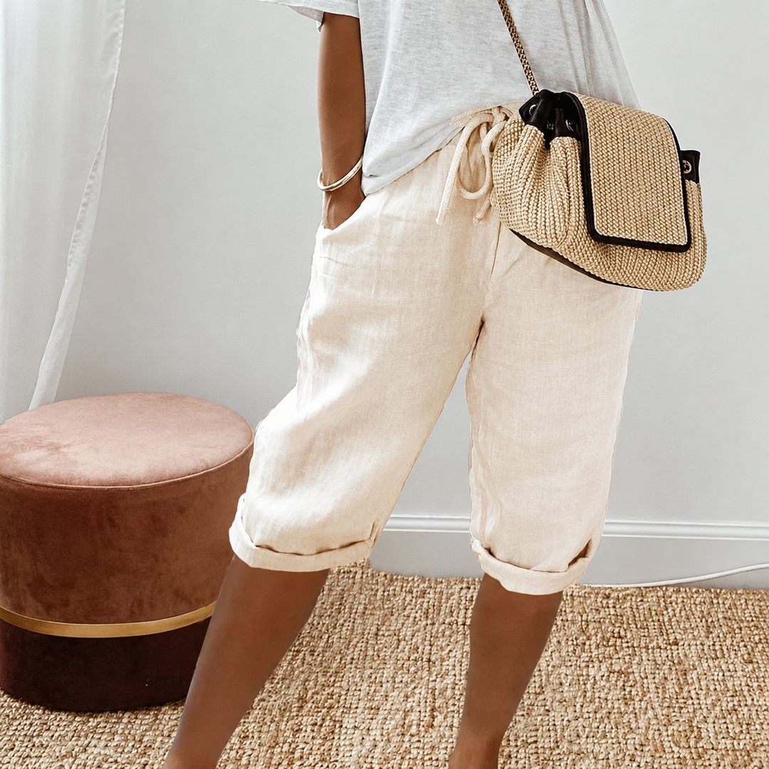 Margot Biarritz - Shorts Capri à Cordon Camille