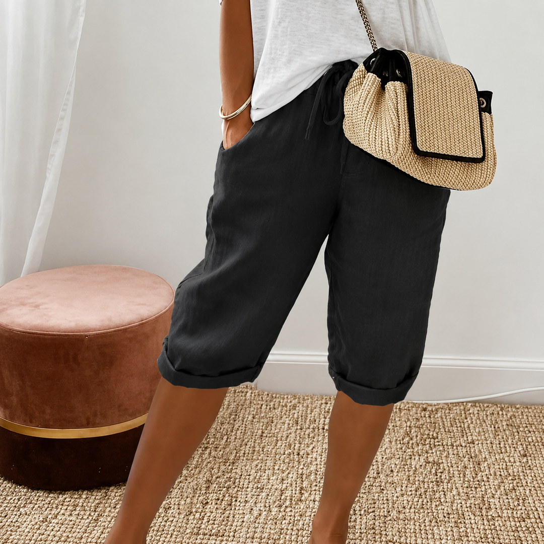 Margot Biarritz - Shorts Capri à Cordon Camille