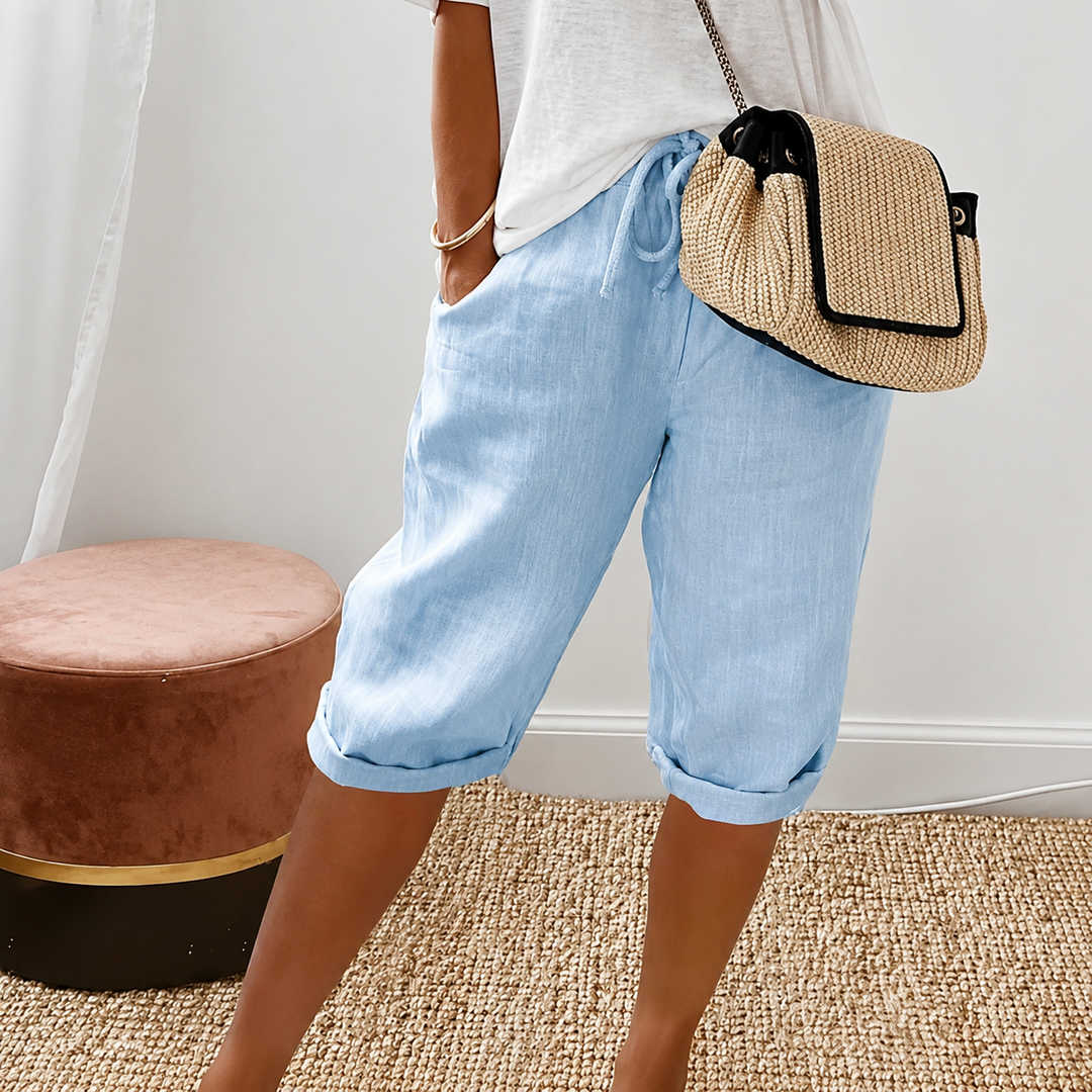 Margot Biarritz - Shorts Capri à Cordon Camille