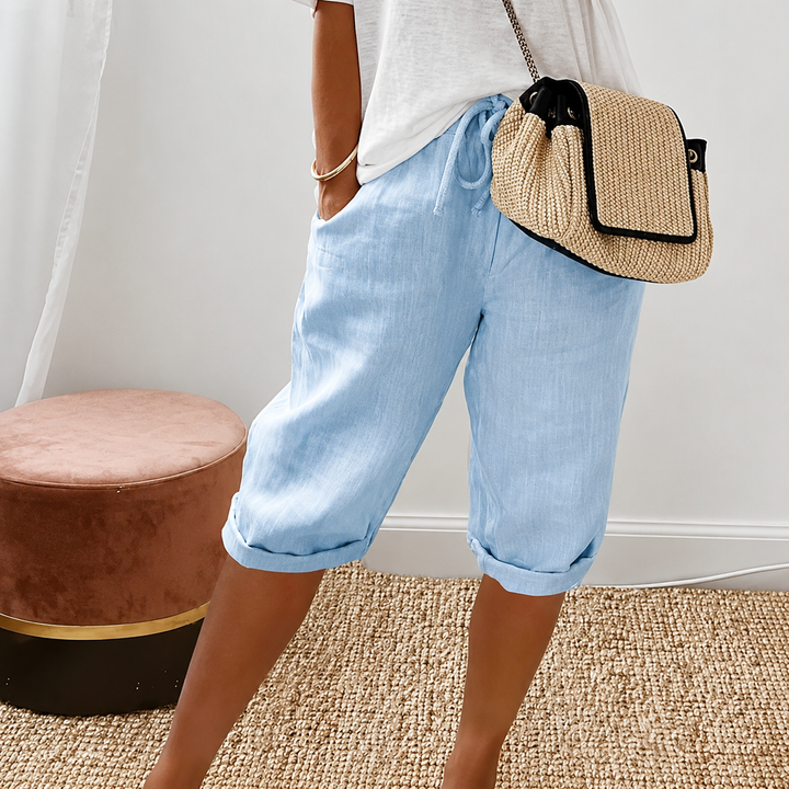 Margot Biarritz - Shorts Capri à Cordon Camille