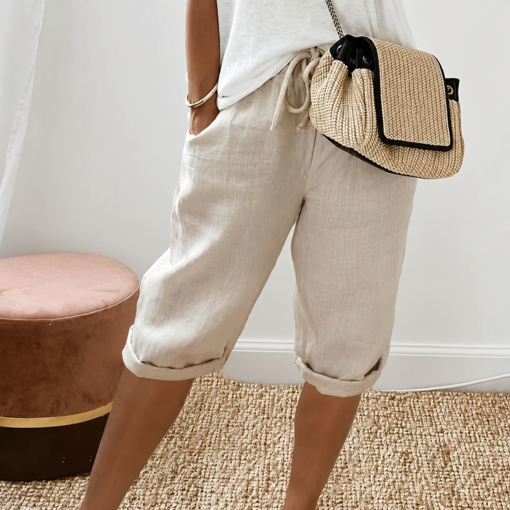 Margot Biarritz - Shorts Capri à Cordon Camille