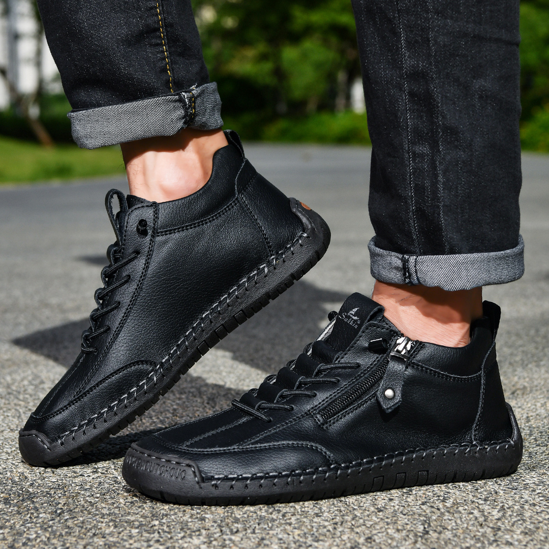 Margot Biarritz - Chaussures en nubuck avec zip pour homme