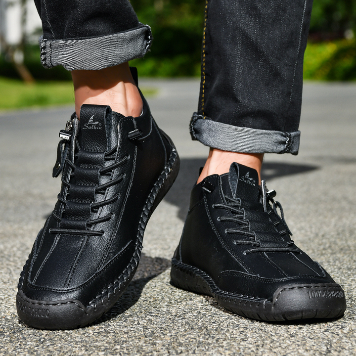Margot Biarritz - Chaussures en nubuck avec zip pour homme