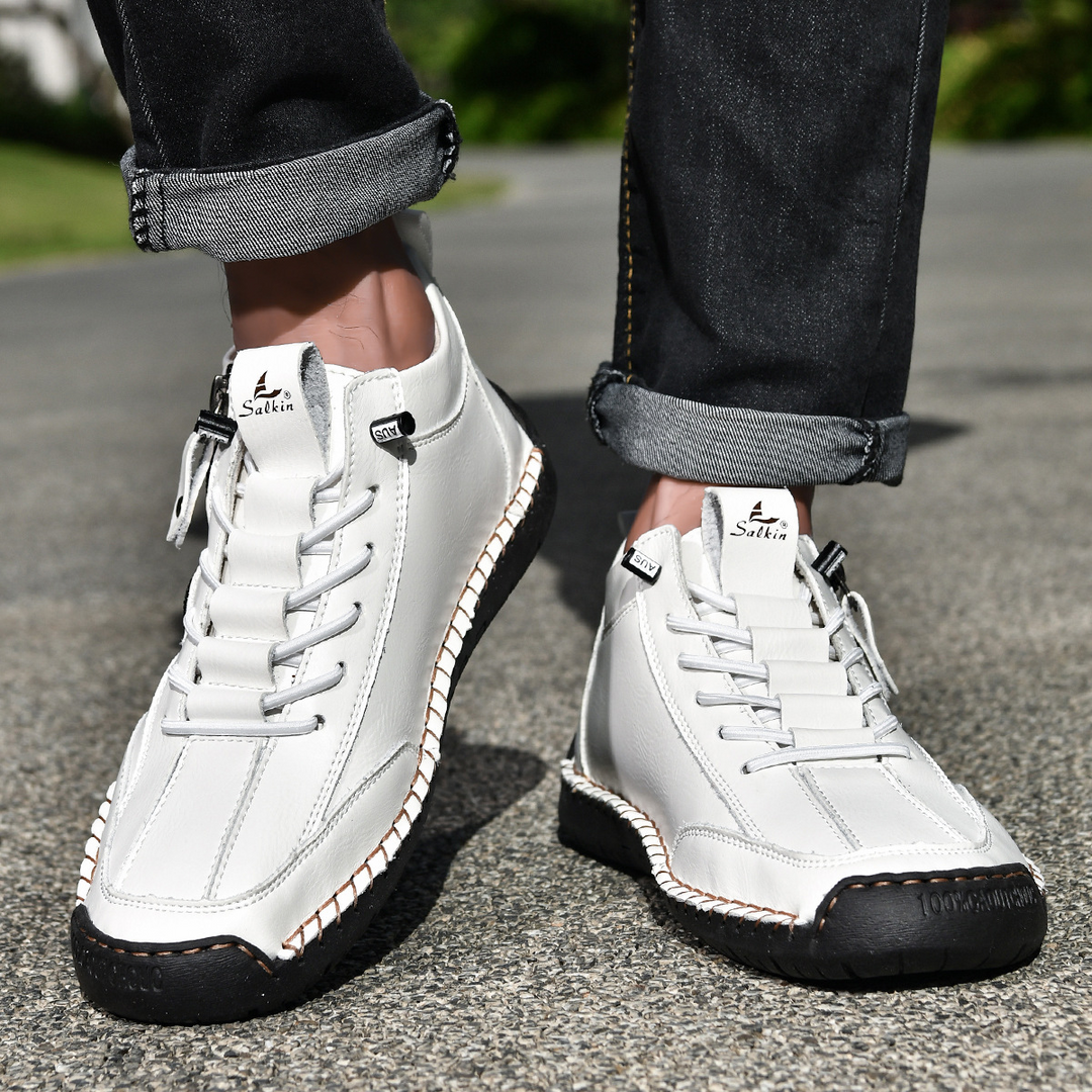 Margot Biarritz - Chaussures en nubuck avec zip pour homme