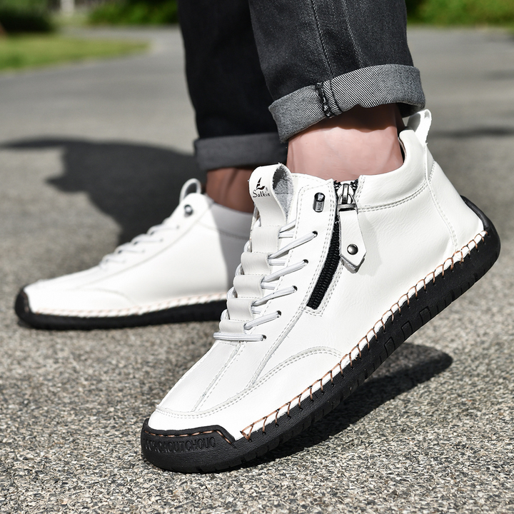 Margot Biarritz - Chaussures en nubuck avec zip pour homme