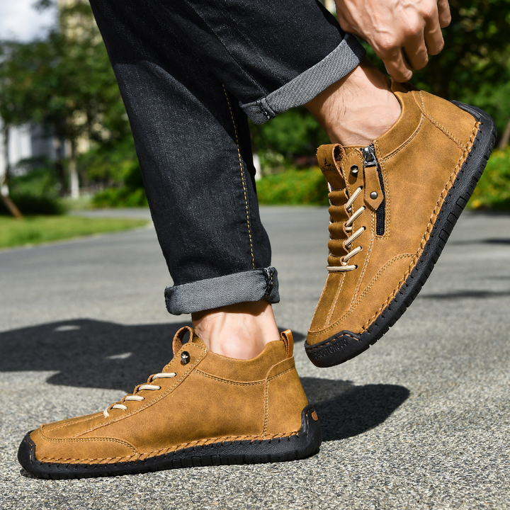 Margot Biarritz - Chaussures en nubuck avec zip pour homme