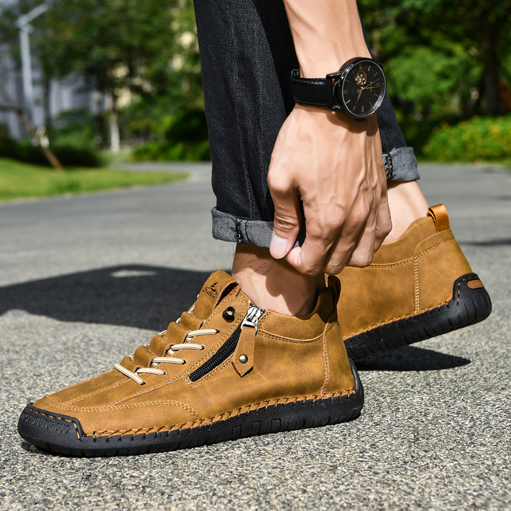 Margot Biarritz - Chaussures en nubuck avec zip pour homme