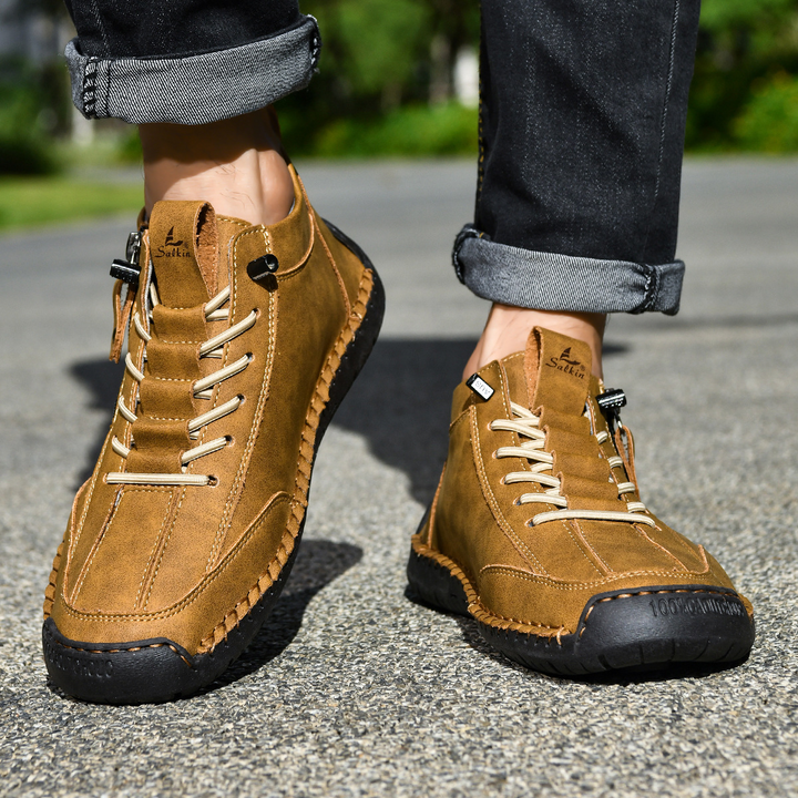 Margot Biarritz - Chaussures en nubuck avec zip pour homme