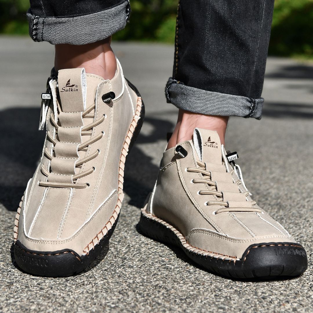 Margot Biarritz - Chaussures en nubuck avec zip pour homme