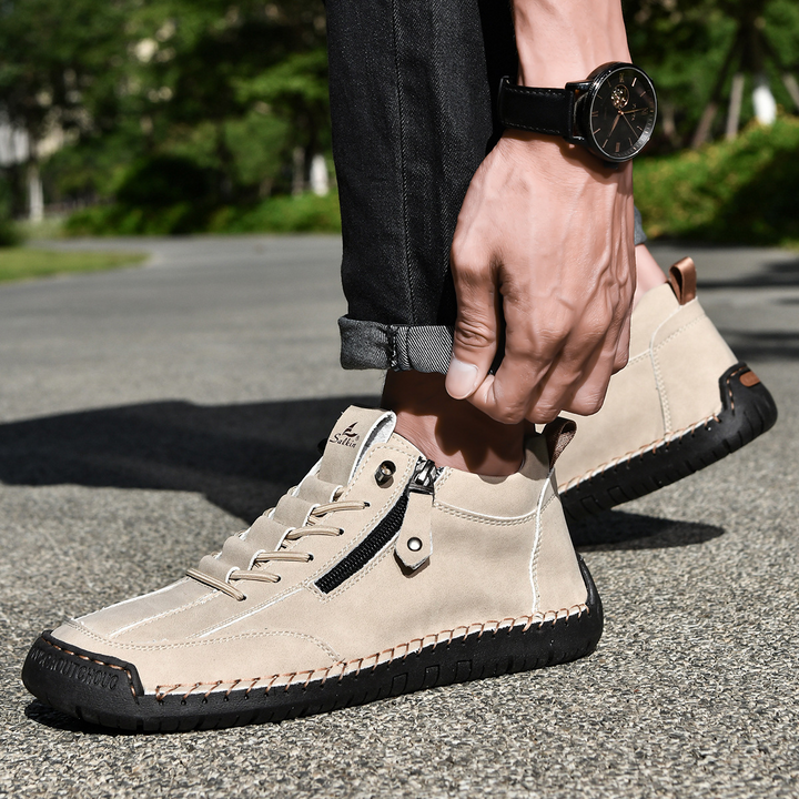Margot Biarritz - Chaussures en nubuck avec zip pour homme