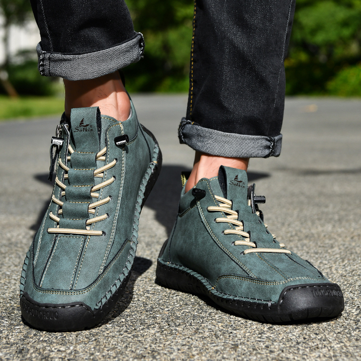 Margot Biarritz - Chaussures en nubuck avec zip pour homme