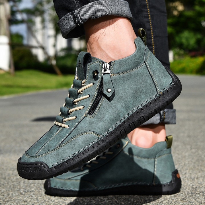 Margot Biarritz - Chaussures en nubuck avec zip pour homme